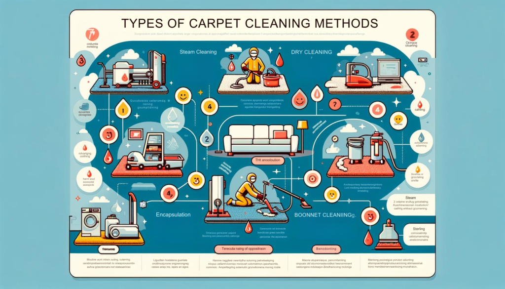 Types of Carpet Cleaning Methods long island 