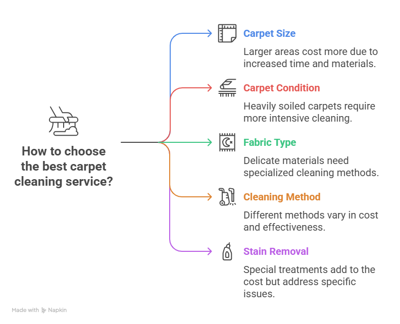 Factors Influencing Carpet Cleaning Costs long island