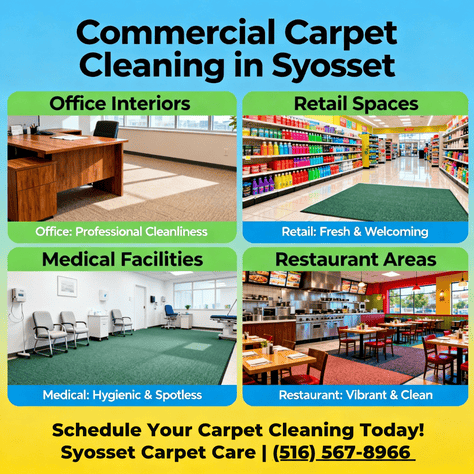 Schedule Your Carpet Cleaning Today! Syosset Carpet Care (516) 567-8966
