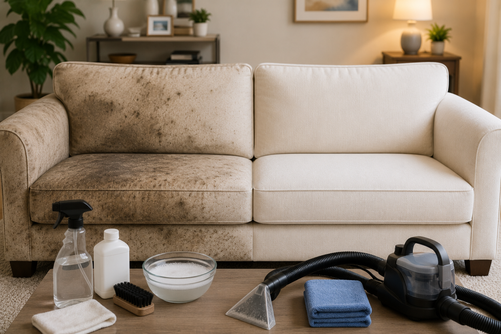 Expert Deep Cleaning Outperforms DIY Couch Treatments