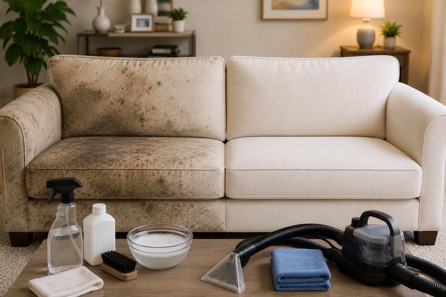 Expert Deep Cleaning Outperforms DIY Couch Treatments