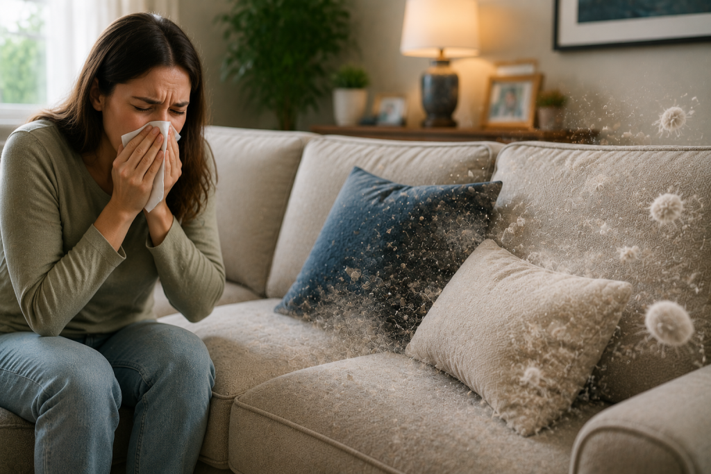 Is Your Couch Triggering Allergy Symptoms