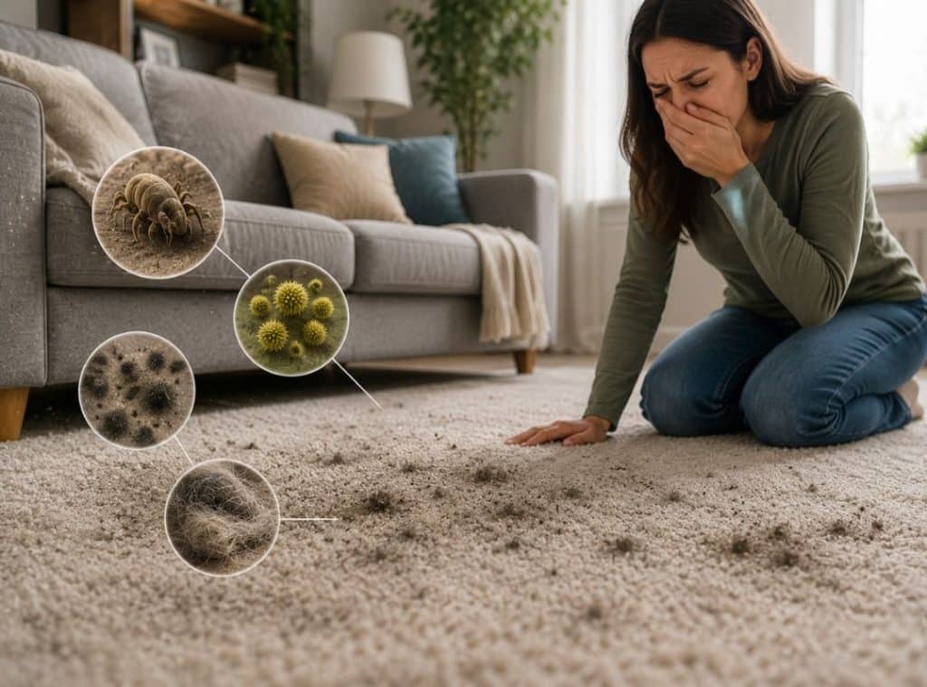 signs your carpet might be affecting your air quality
