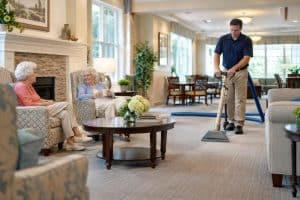 carpet and upholstery cleaning for senior living communities